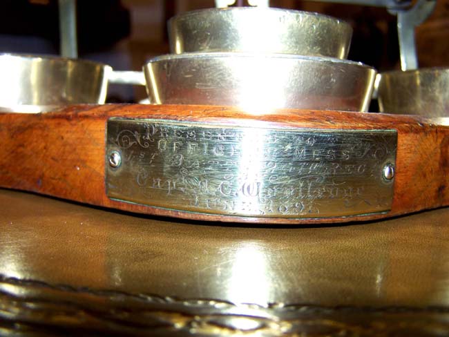An Historically Important 19th century English Military Presentation Postal Scale dated 1891 — image 2